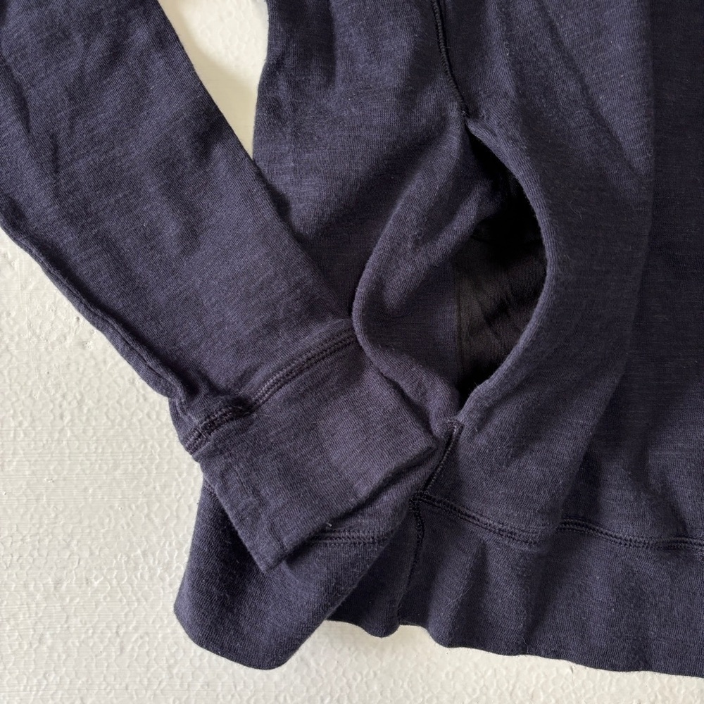 Lululemon More Than Modal Hoodie Midnight Navy Size 6 - Style Number: W3AI2S - Picture 8 of 12